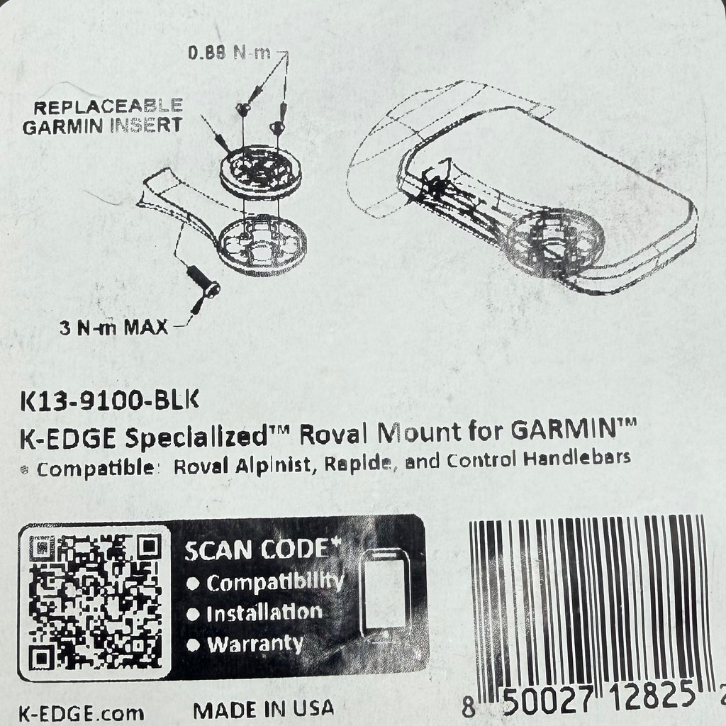 Gopro Adapter K-Edge Specialized - Roval Mount