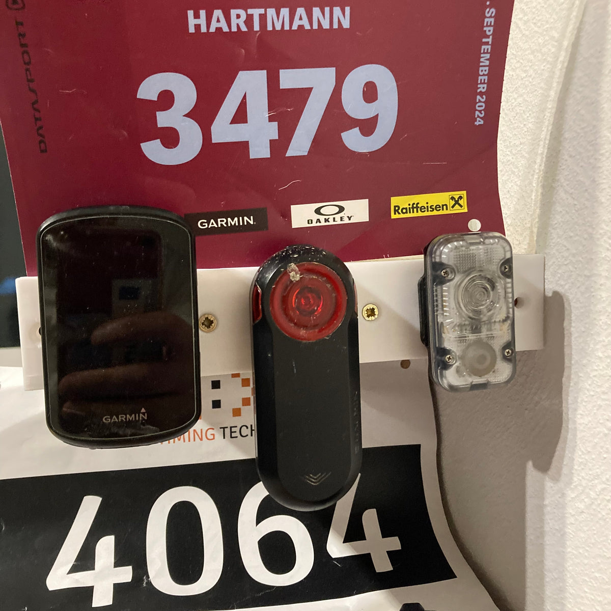 Halterung Radcomputer - Garmin - Lupine - Rücklichter